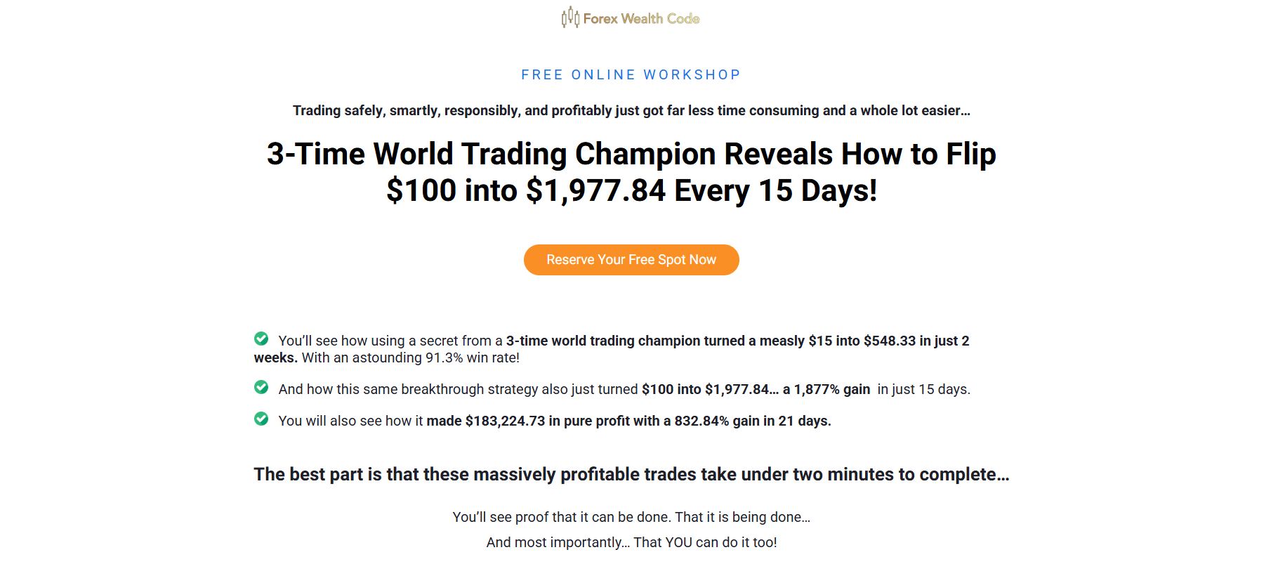 Forex Wealth Code